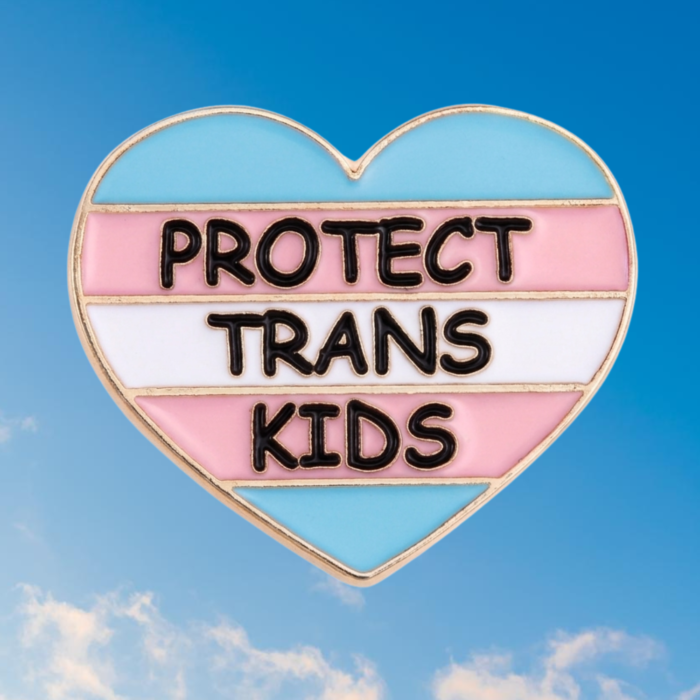 Protect Trans Kids 1" Pin